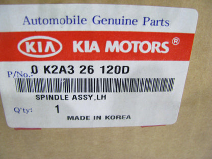 NEW 0K2A326120D LEFT Steering Knuckle Spindle OEM For 98-01 Sephia 00-04 Spectra