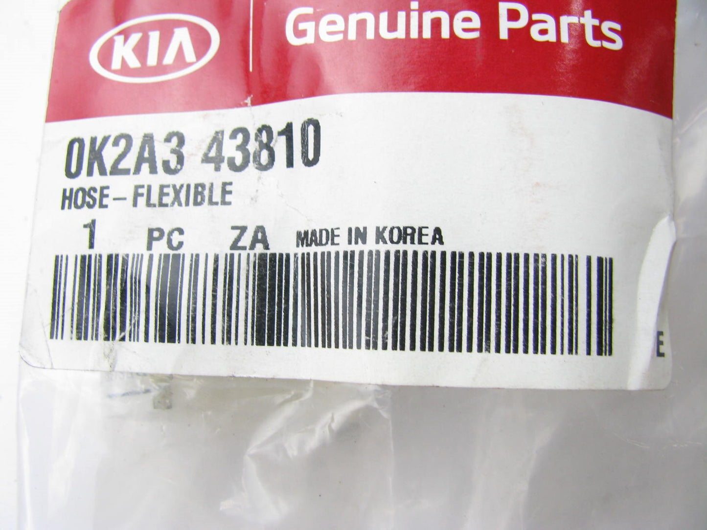New Genuine Rear Brake Hose OEM For Kia W/O ABS 0K2A343810