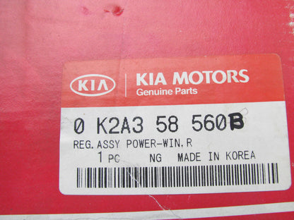 NEW FRONT RIGHT Window Regulator W/ Motor OEM For 00-04 Kia Spectra 00 Sephia