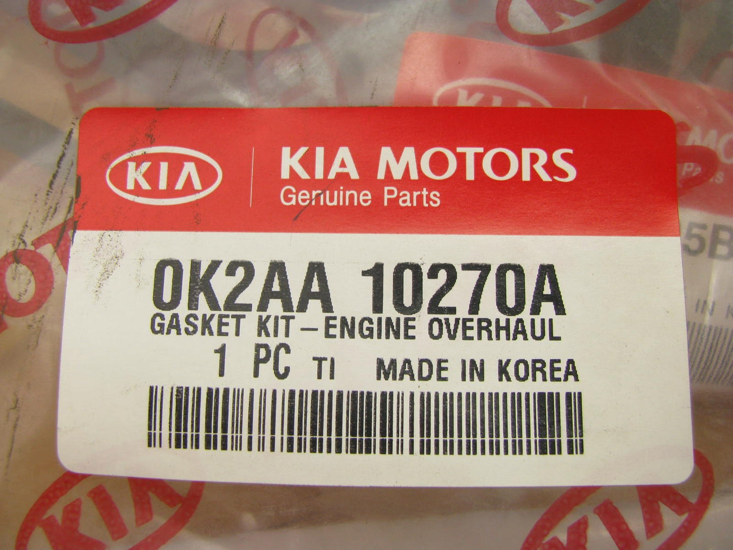 NEW - OEM 0K2AA10270A Full Engine Gasket Set For 00-01 Kia Sephia Spectra 1.8L