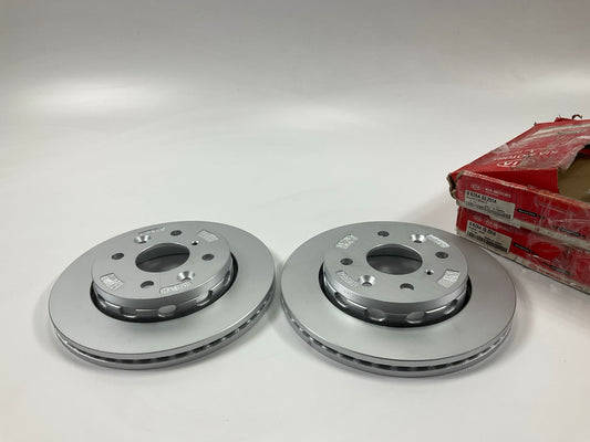 (2) New Front Brake Rotors OEM For 1994-2001 Kia Sephia 0K2AA33251A