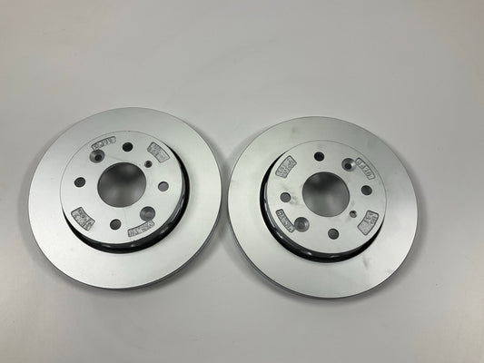 (2) New Front Brake Rotors OEM For 1994-2001 Kia Sephia 0K2AA33251A