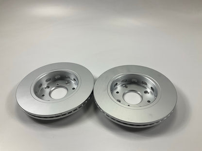 (2) New Front Brake Rotors OEM For 1994-2001 Kia Sephia 0K2AA33251A