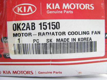 NEW GENUINE OEM For KIA 0K2AB15150 Radiator Cooling Fan Motor