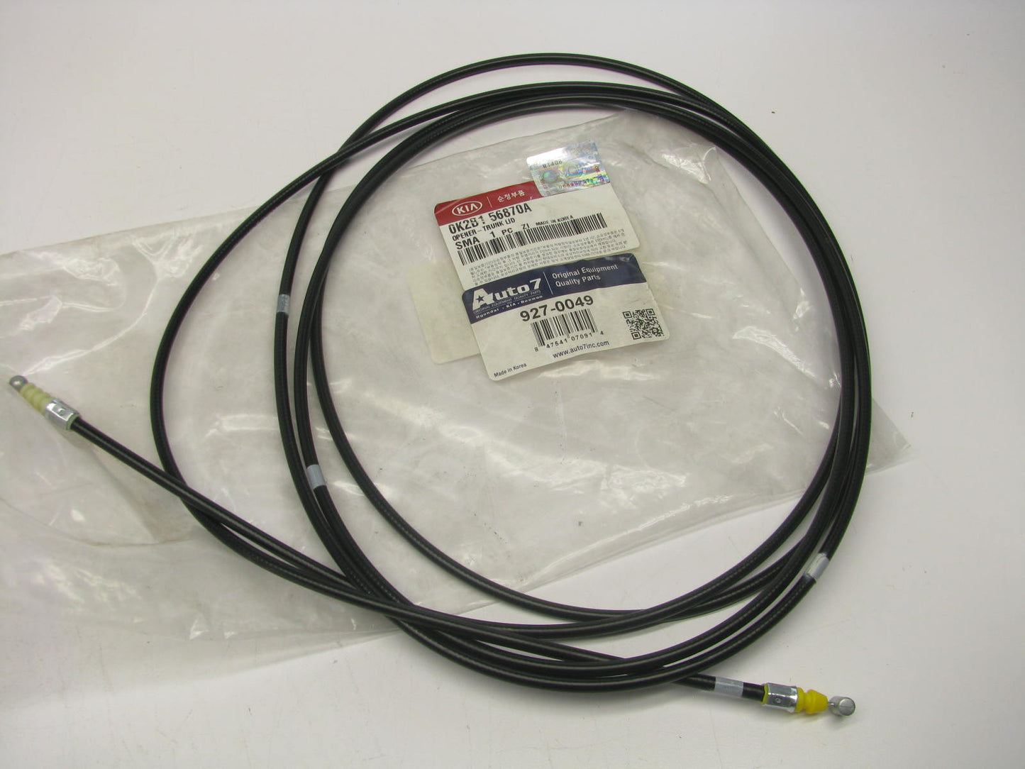 NEW GENUINE Trunk Lid Release Cable OEM For 00-04 Kia Spectra 0K2B1-56870A
