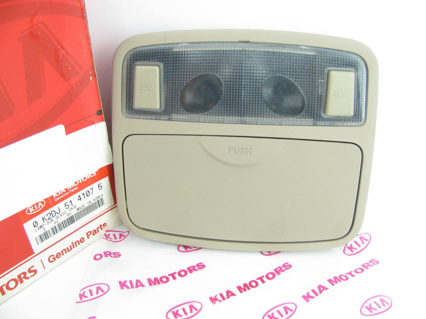 NEW Overhead Console Dome Lamp Map Light BEIGE OEM For 2002-04 Kia Spectra SEDAN