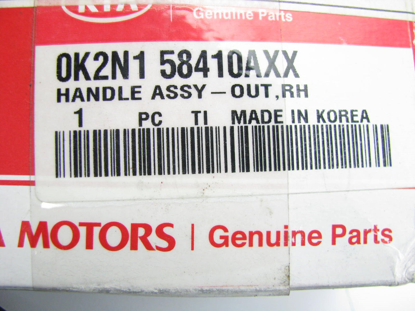 New OEM Front Right Outside Door Handle For 2002-2004 Kia Spectra 0K2N158410AXX