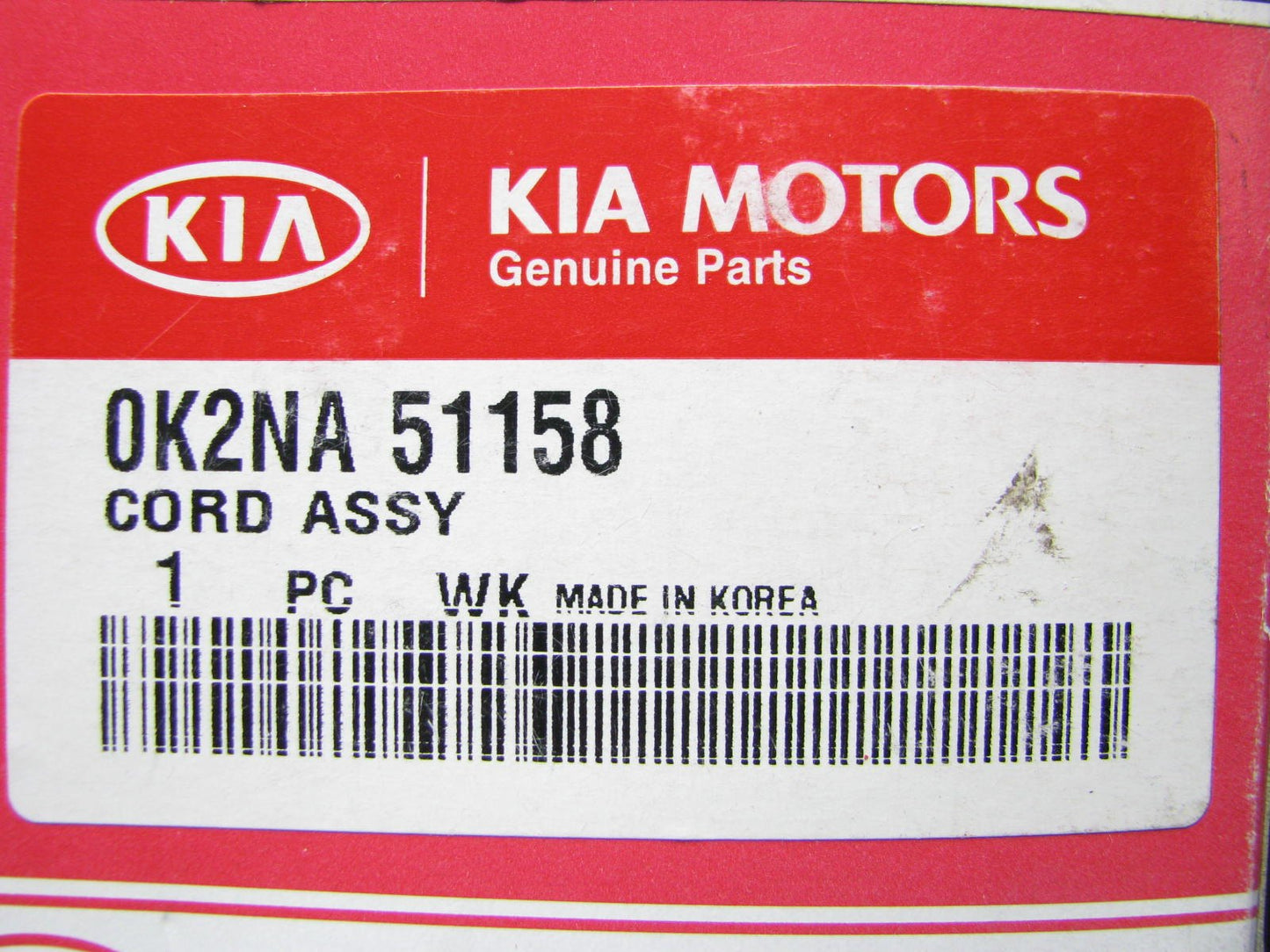 New Tail Light Lamp Harness OEM For 02-04 Kia Spectra Sedan ONLY 0K2NA51158