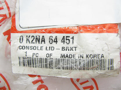 NEW - OEM 0K2NA64451 Console Armrest Hinge Assembly For 2000-2004 Kia Spectra