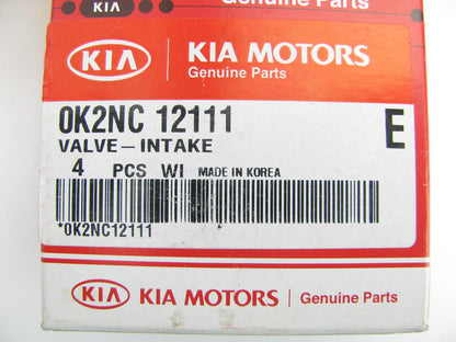 4 PCS - Engine Intake Valve OEM For 2003-2005 KIA Rio 1.6L 0K2NC12111