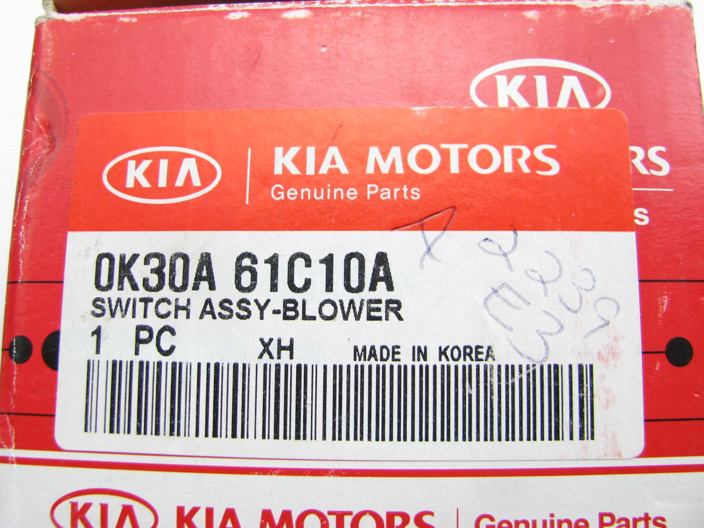 New OEM HVAC Blower Motor Switch For 01-02 Kia Rio 0K30A61C10A