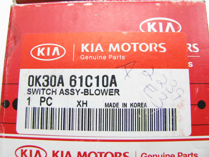 New OEM HVAC Blower Motor Switch For 01-02 Kia Rio 0K30A61C10A