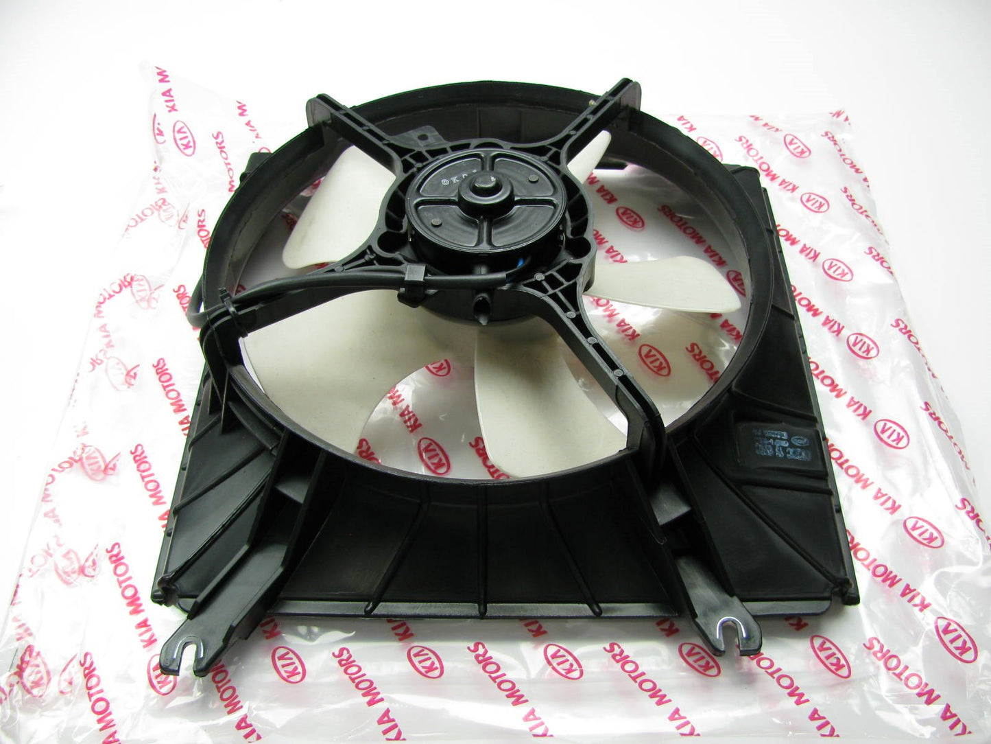 NEW - OEM 0K30B15025C Engine Cooling Fan Assembly For 2001-2002 Kia Rio 1.5L