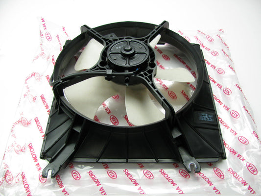 NEW - OEM 0K30B15025C Engine Cooling Fan Assembly For 2001-2002 Kia Rio 1.5L
