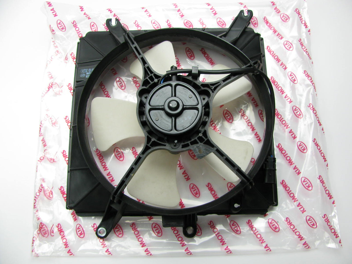 NEW - OEM 0K30B15025C Engine Cooling Fan Assembly For 2001-2002 Kia Rio 1.5L