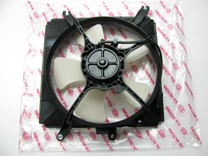 NEW - OEM 0K30B15025C Engine Cooling Fan Assembly For 2001-2002 Kia Rio 1.5L