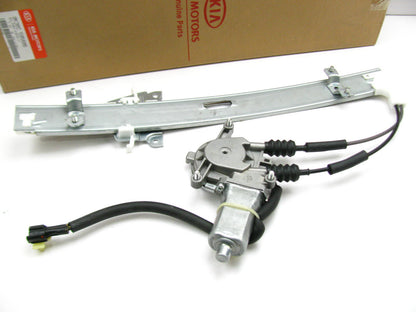 NEW 0K30C59560B FRONT LEFT Window Regulator W/ Motor OEM For 01-05 Kia Rio