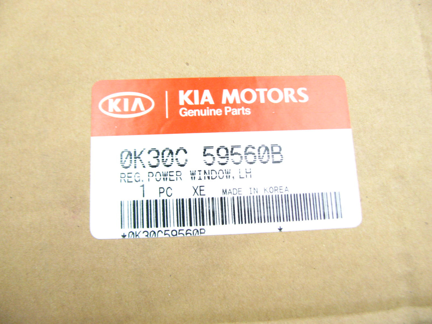 NEW 0K30C59560B FRONT LEFT Window Regulator W/ Motor OEM For 01-05 Kia Rio