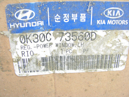 NEW GENUINE REAR LEFT Power Window Motor And Regulator OEM For 01-05 Kia Rio