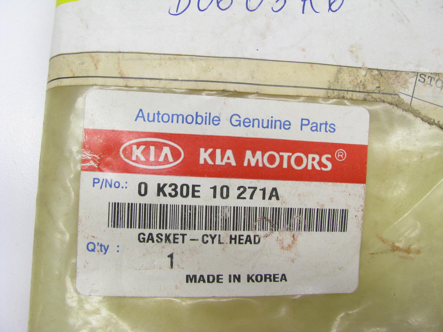 NEW Genuine Cylinder Head Gasket 0K30E10271A For 2000-2005 Kia Rio 1.6L 1..5L