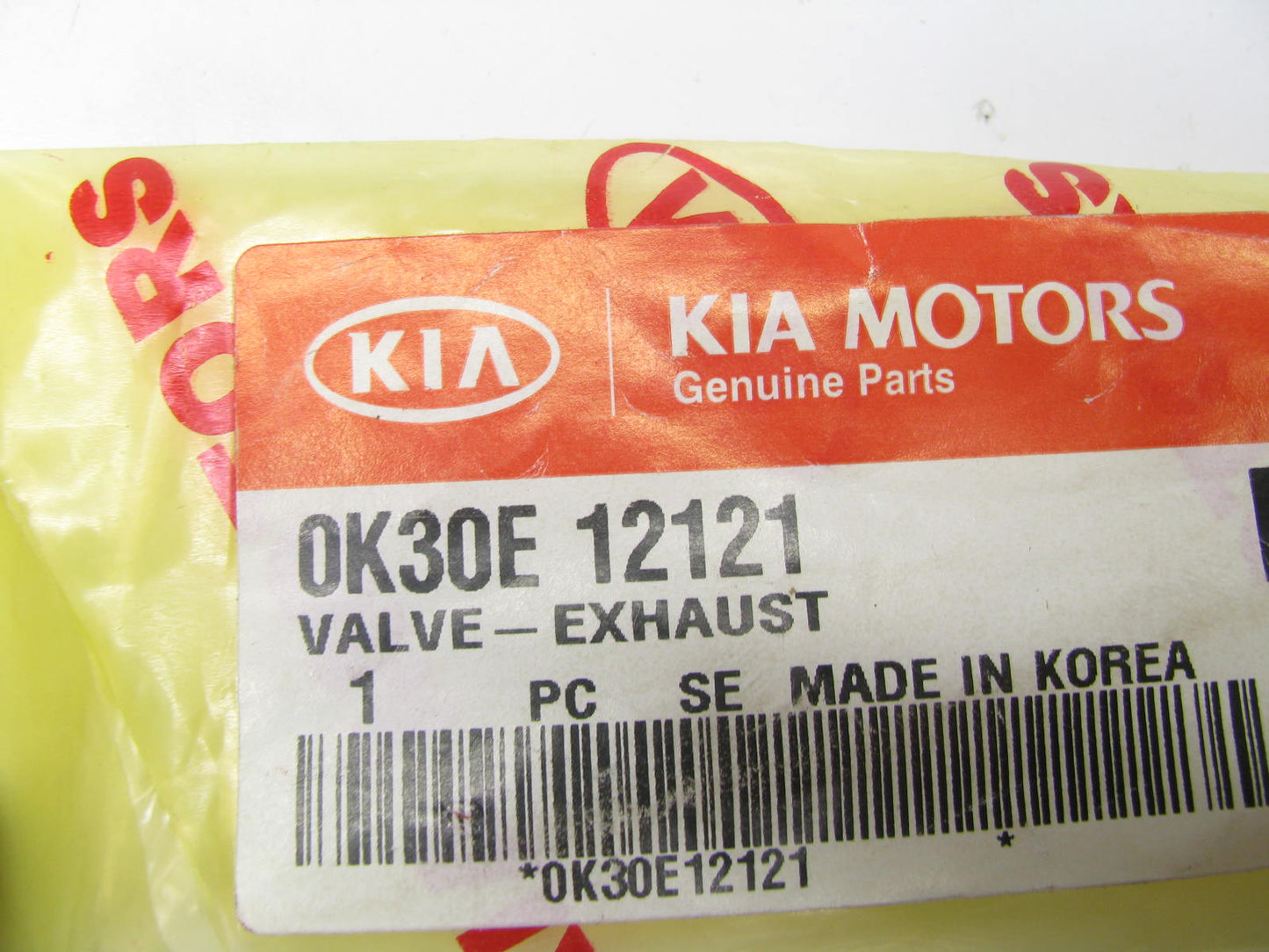 (8) NEW GENUINE 0K30E12121 Engine Exhaust Valves OEM For 2001-2002 Kia 1.5L