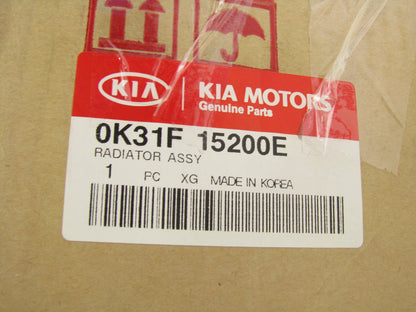 NEW GENUINE 0K31F15200E Radiator OEM For 2001-2005 Kia Rio 1.6L I4