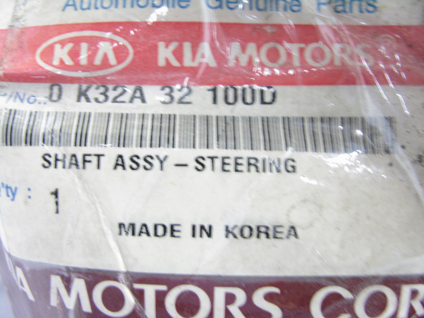 NEW Steering Column Upper Shaft OEM For 2001-2004 Kia Rio W/o Tilt 0K32A32100D