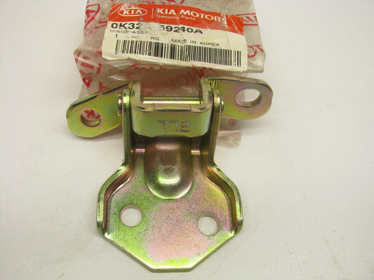 NEW - OEM 0K32A59240A Front Left Door Upper Hinge For 2000-2005 Kia Rio