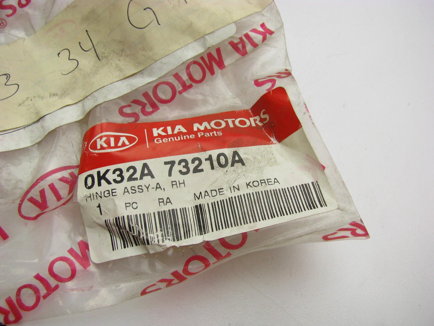 NEW GENUINE Rear Left Side UPPER Door Hinge OEM For 2001-05 Kia Rio 0K32A73210A