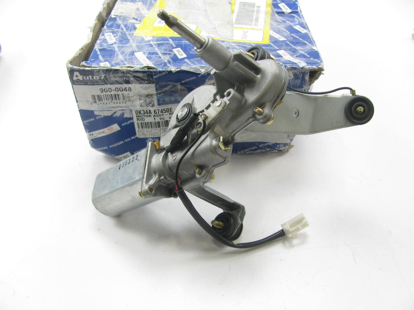 NEW GENUINE 0K34A67450E REAR Back Glass Wiper Motor OEM For 02-05 Kia Rio