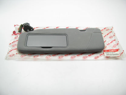 NEW GENUINE GRAY Left Driver Side Sun Visor OEM For 04-05 Sedona W/ SUNROOF