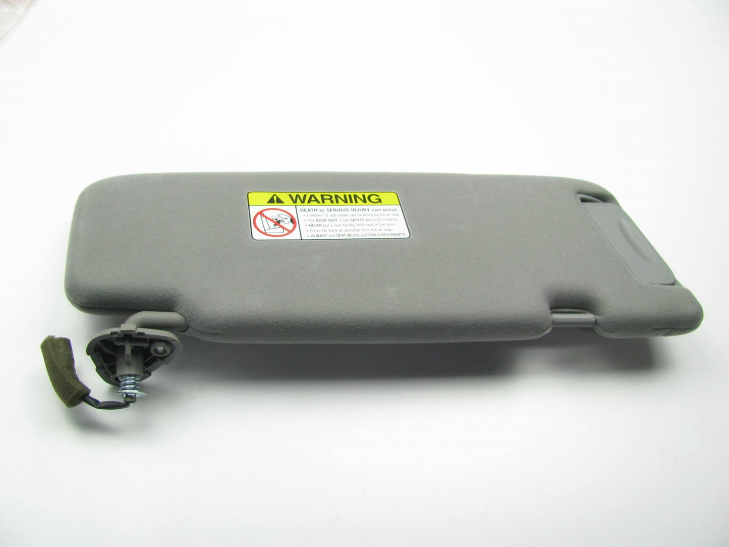 NEW GENUINE GRAY Left Driver Side Sun Visor OEM For 04-05 Sedona W/ SUNROOF