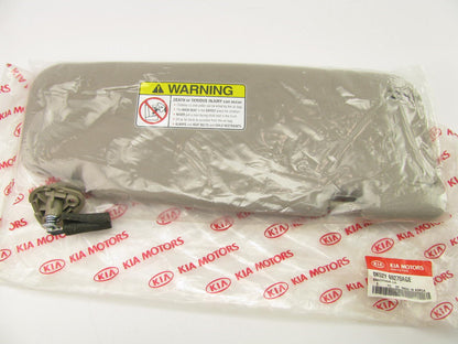 NEW - OEM 0K52Y69270AGE LEFT Drivers Side Sun Visor BEIGE For 04-05 Kia Sedona