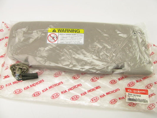 NEW - OEM 0K52Y69270AGE LEFT Drivers Side Sun Visor BEIGE For 04-05 Kia Sedona