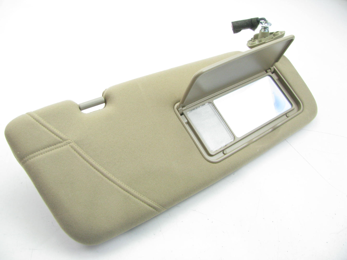 Right Passengers Side Beige Sun Visor OEM For 2001-2005 Kia Sedona W/O Sunroof