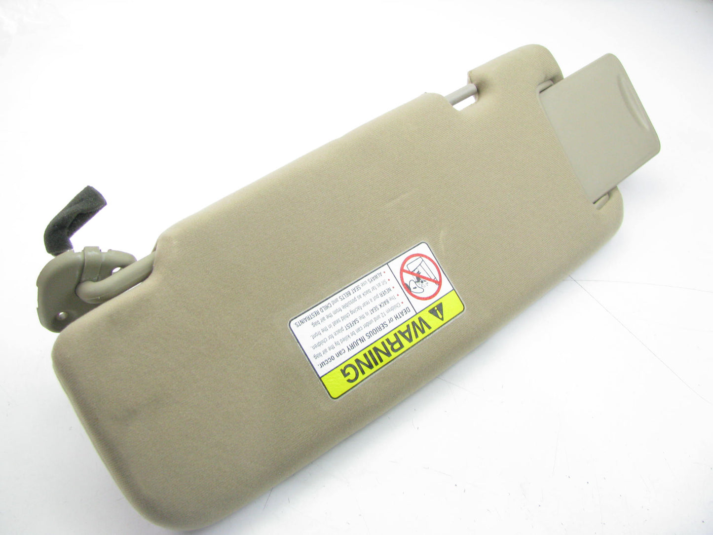 Right Passengers Side Beige Sun Visor OEM For 2001-2005 Kia Sedona W/O Sunroof