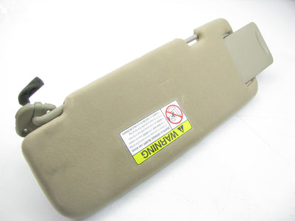 Right Passengers Side Beige Sun Visor OEM For 2001-2005 Kia Sedona W/O Sunroof