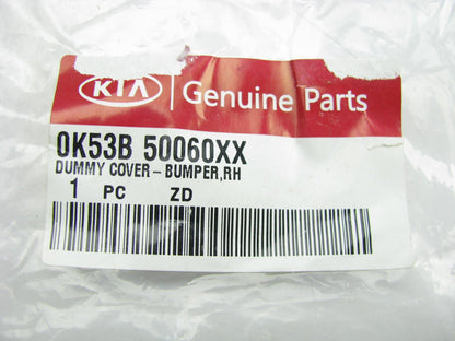 New Front Bumper Right Hole Cover Blanking For 2001-2005 Kia Sedona 0K53B50060XX
