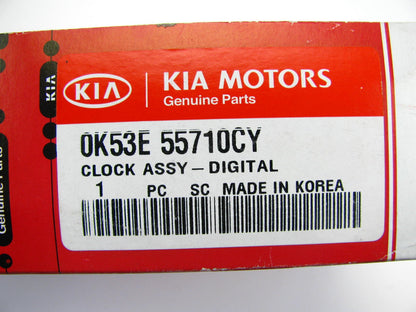NEW - Overhead Console Digital Clock GRAY For 2004-2005 Kia Sedona W/O SUNROOF