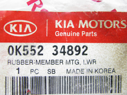 NEW - OEM Lower Crossmember Mounting Rubber Bushing For 2002-2005 Kia Sedona