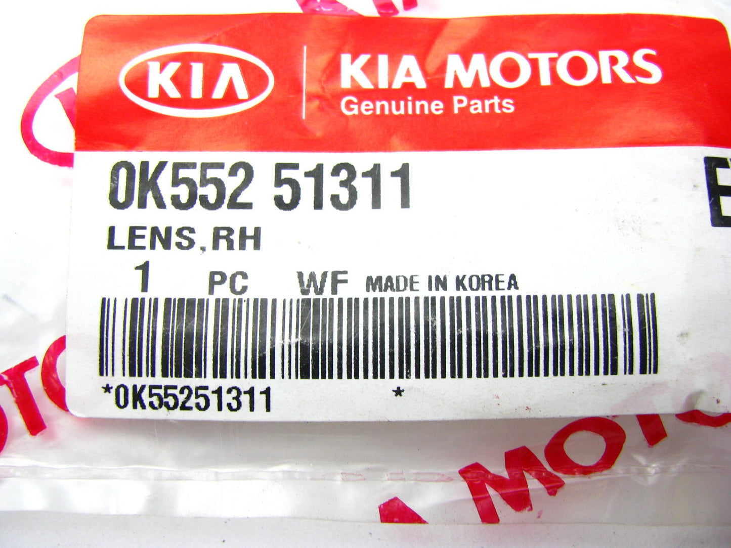 New Genuine OEM Right Interior Roof Lamp Light Lens For 02-05 Sedona 0K55251311