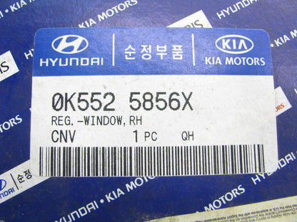NEW GENUINE FRONT RIGHT Window Regulator OEM For 02-05 Kia Sedona 0K5525856X