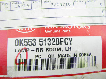 New OEM REAR LEFT GRAY Courtesy Lamp Light Roof Assist Handle For 04-05 Sedona