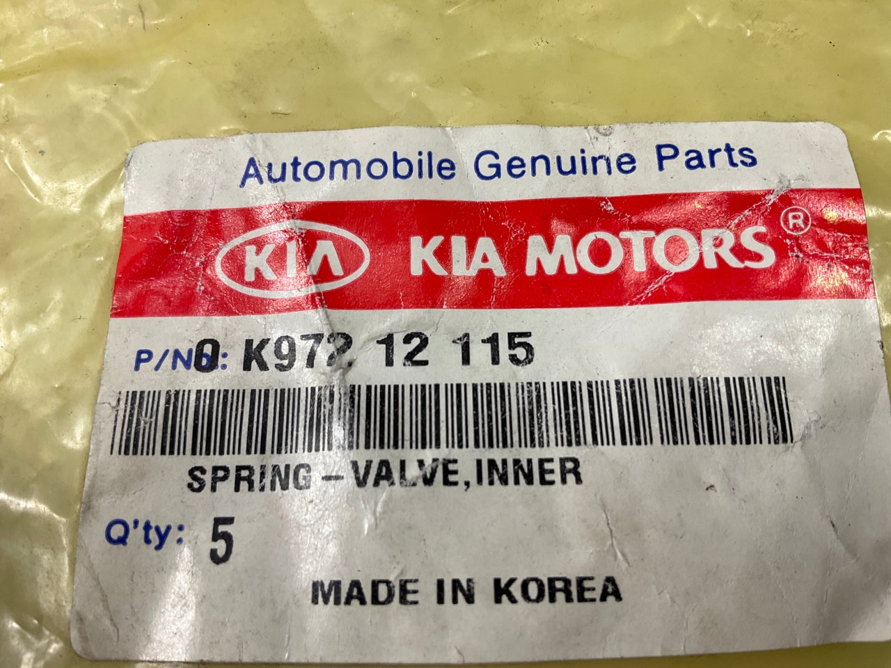 (4) NEW - OEM 0K97212115 Engine Valve Springs For 1995 Kia Sportage 2.0L