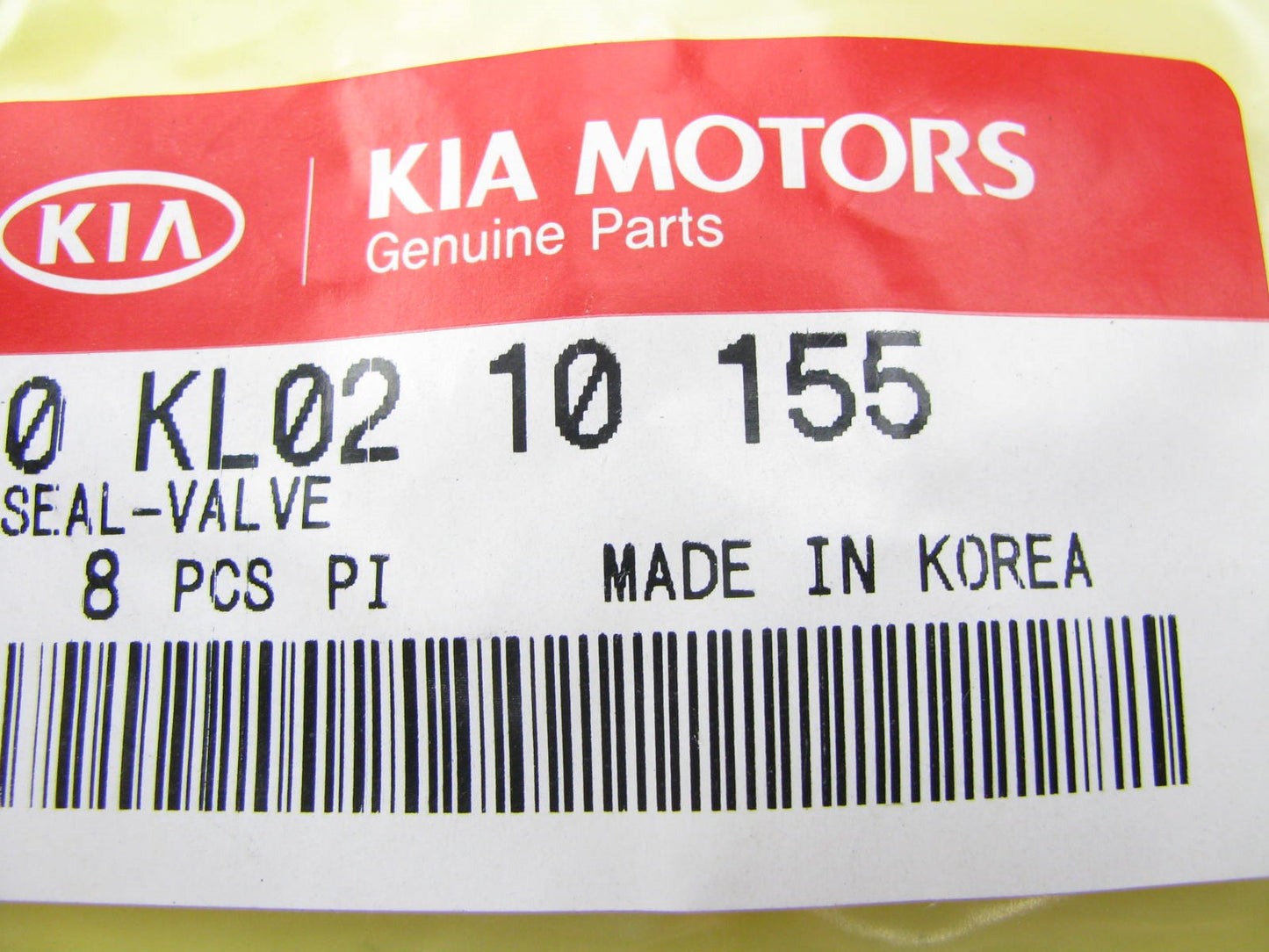 (8) NEW GENUINE Engine Valve Stem Oil Seals OEM For Kia 0KL0210155