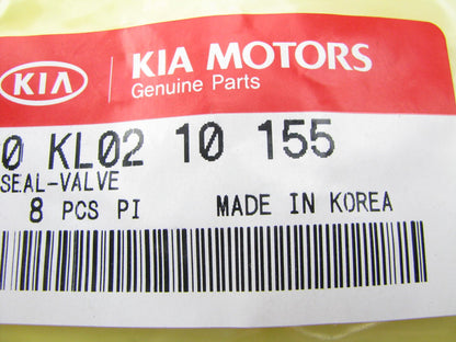 (8) NEW GENUINE Engine Valve Stem Oil Seals OEM For Kia 0KL0210155