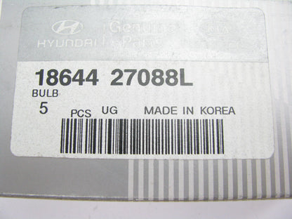 (5) NEW GENUINE Tail Light Lamp Bulb OEM For Kia 1864427088L