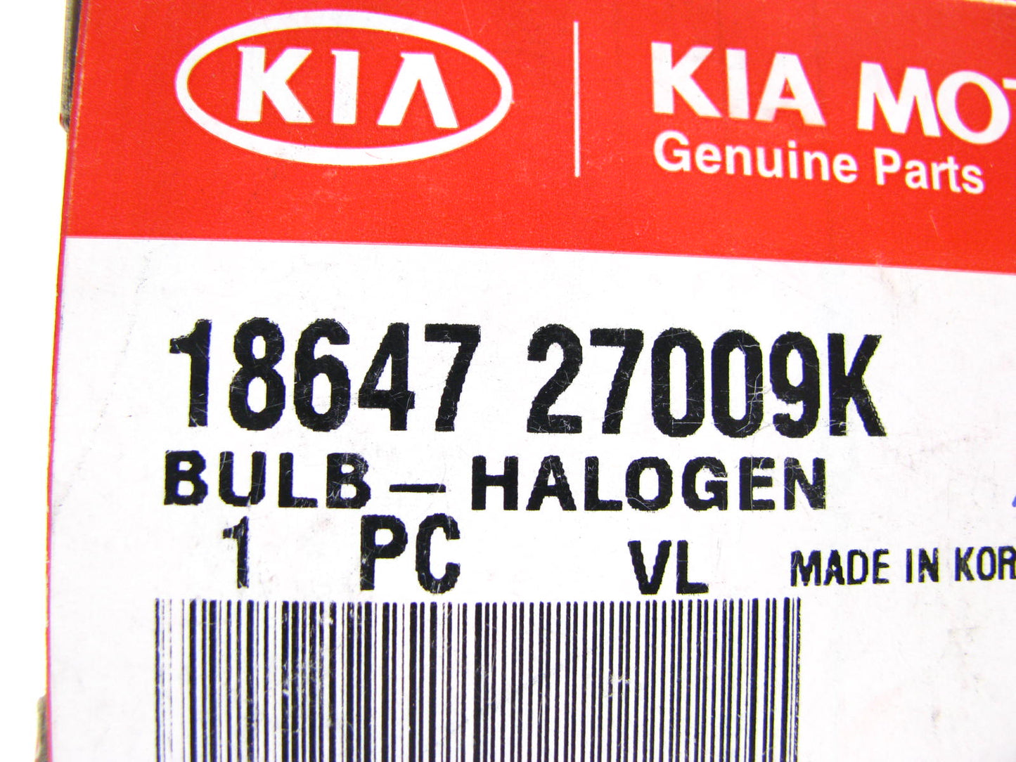 NEW GENUINE Fog Lamp Light Bulb OEM For 2012-2013 Kia Forte, 2013-17 Elantra GT