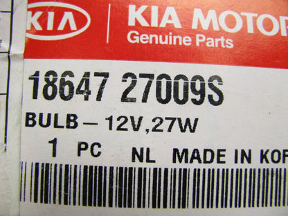 NEW - OEM Genuine Fog Light Lamp Bulb For Kia 1864727009S