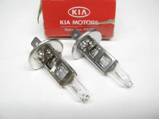 (2) New OEM For KIA 1864755009E Light Bulb (HIGH BEAM) Headlight Lamp Bulbs